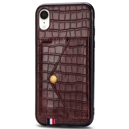 iPhone XR - Stilrent Skal med Kortfack