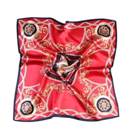 AVEKI Silkeslen Huvudduk Mode Satin Hårduk Fyrkantiga Scarves för Kvinnor Presenter 53x53 cm, SR19