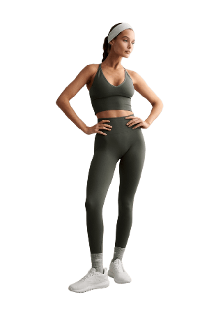 aim'n Shape Seamless Petite Tights Underdelar Dam Grön S