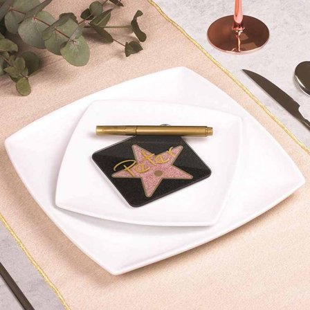 Bordsplaceringsplattor Hollywoodstjärna 6-pack