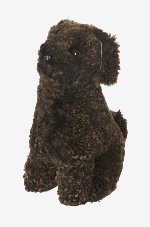 Skinnwille - Snowy i fårskinn Curly - Brun - Mjukisdjur - Från Homeroom