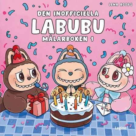 Labubu Den inofficiella Målarboken 1