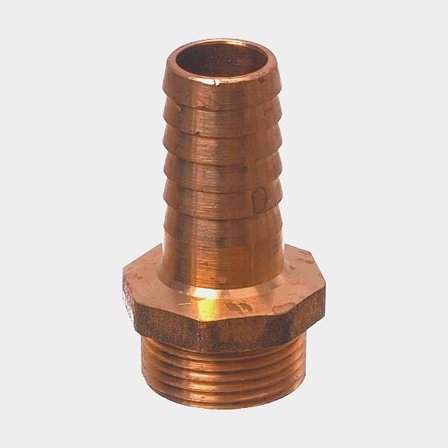 Hose Barb Guidi Hose Connector Male, bronze, 1 1/4" G (BSP) (male thread) to 38 mm (1 1/2") hose