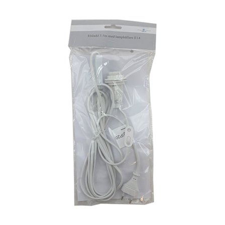 Elsladd Lamphållare med brytare 3,5 m