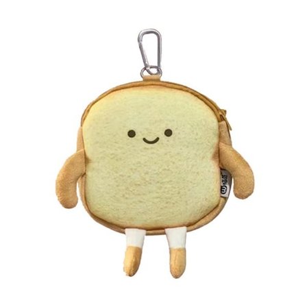 Tegneserie Toast Håndveske Søt Hverdags Tote Brød Myntveske Kortholder Kreativt Penal Skolemateriell Lommebok Kawaii Gave purse1