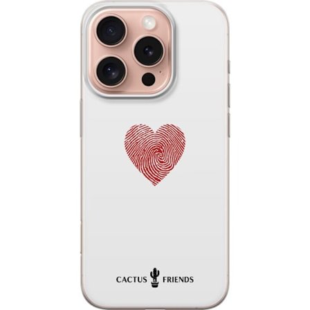 Yhteensopiva Puhelinkuori Apple Apple iPhone 16 Pro Cactus and Friends - Fingerprint Love