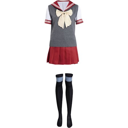 Cosplay My Dress-Up Darling Sajuna Inui Cosplay -asuun - Japanilainen koulupuku hame asu 3X-Large