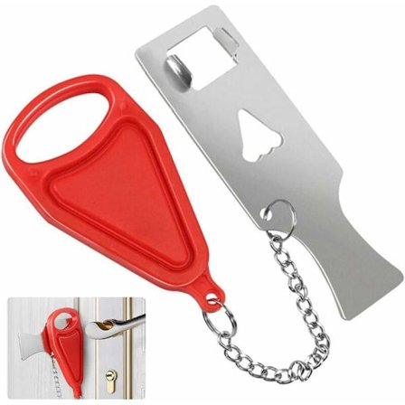 Lås och Lås Bärbar Dörrlås, Reselås, Bärbar Reselås, Porta