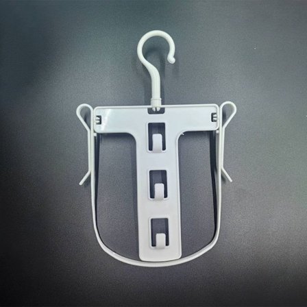 Kokoontaittuva ripustin Teleskooppinen vaateteline VALKOINEN