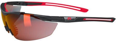 Hellberg Argon Skyddsglasögon spegellins Röd, Personligt skydd