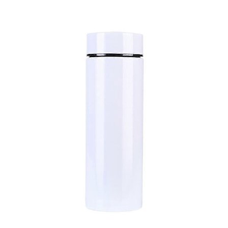 Mini Vannflaske i Rustfritt Stål Dobbel Vegg Vakuumisolert Sportsdrikkeflaske - hvit