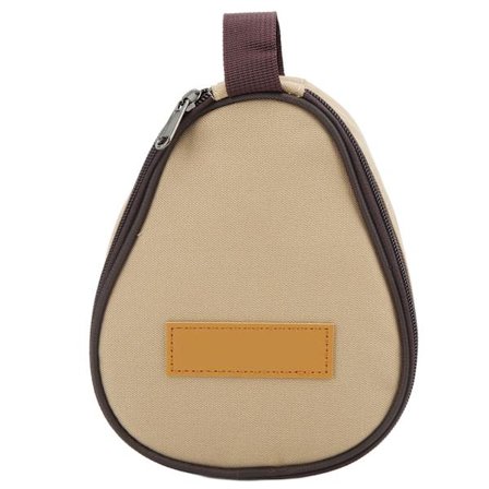Camping Stegepande Taske Lynlås Design Stegepande Opbevaringstaske Camping Kogegrej Taske til Udendørs Picnic Hjemmeopbevaring Khaki