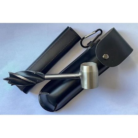 Svart handborr för träbearbetning, manuell överlevnadsborr, manuella borrverktyg, manuell borr för camping