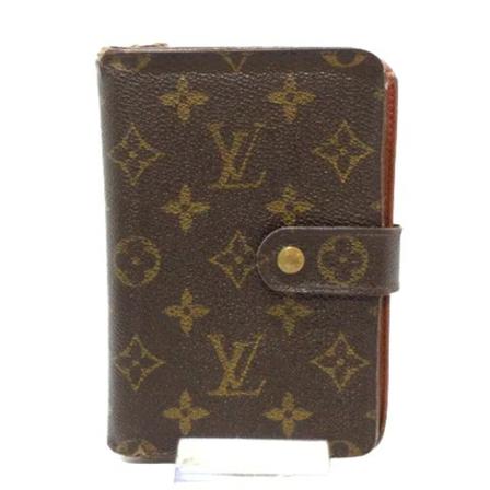 Louis Vuitton Vintage, Pre-owned Polyester wallets Bruin, Dames, Maat:ONE Size
