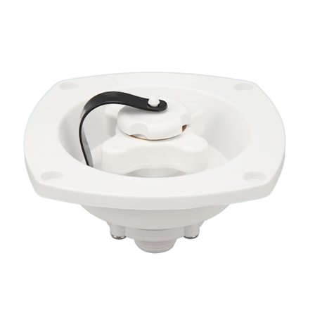 Seinälle asennettava paineensäädin 100PSI - 45 PSI Sisäänrakennettu takaiskuventtiili Vuotamaton paineensäädetty veden tulo Valkoinen