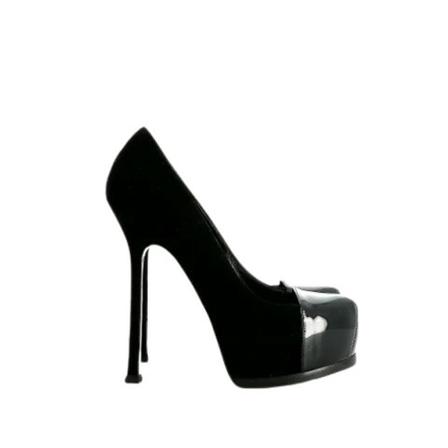 Saint Laurent Vintage Pre-owned heels Sort, Dame Vintage Sko, Størrelse: 36 EU
