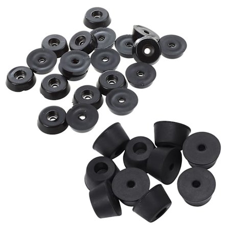 20 stk koniske møbelbenfotputer 18x15x5mm