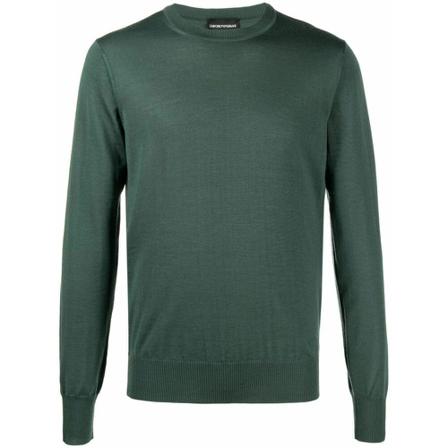 Emporio Armani 8N1M421M67Z0581 Wool Sweater Grøn, Herre