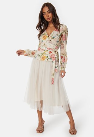 Ida Sjöstedt Noelle Blouse White Floral Klær