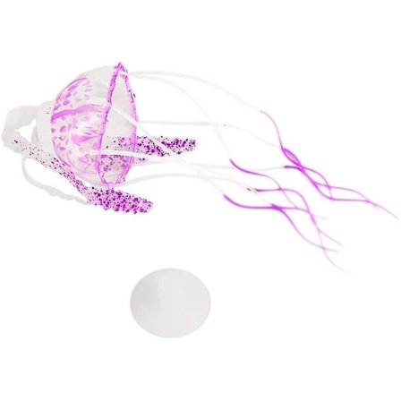 Silikon Glödande Konstgjord Manet Akvarium Dekoration