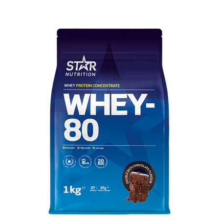 Star Nutrition Whey-80 Vassleprotein 1 kg