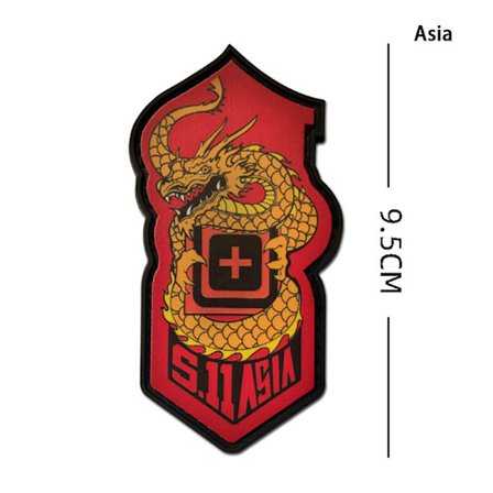 CrossFit 5.11 Military PVC Tactical Patches Broderi Emblem A