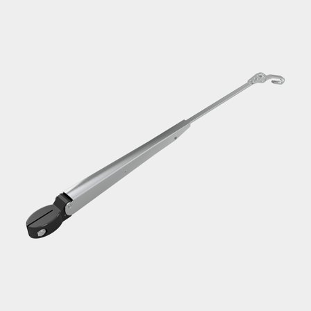 Wiper Arm Boat Roca Wiper Arm Adjustable Tip, with adjustable head (± 40°), for W10 / W12 / W38L, electropolished, 454 - 591 mm (18" - 23.3")