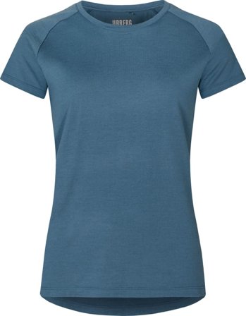 Urberg Lyngen Merino T-shirt Women's Women short-sleeved sweaters Blue M