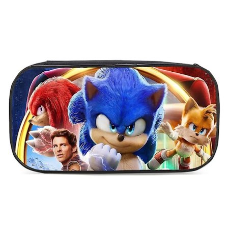 Sonic The Hedgehog Penalhus Skoleartikler Opbevaringstaske Gave