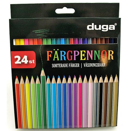 24-pack - Färgpennor/Pennor - Olika färger_jar
