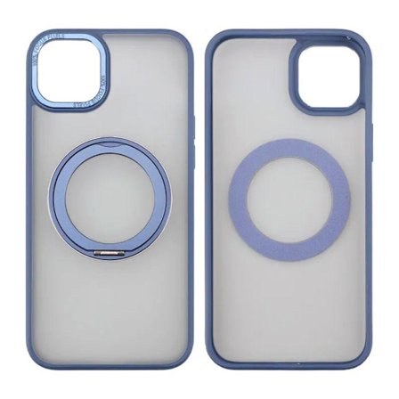 iPhone 15 Skal med MagSafe Stativ Rvelon - Blå