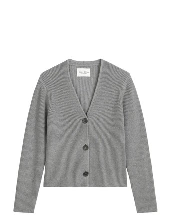 Cardigans Long Sleeve Grey Marc O'Polo
