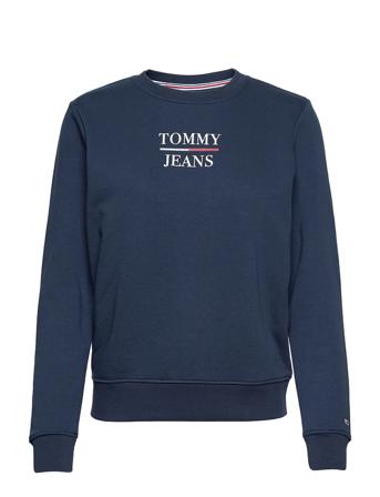Tjw Slim Terry Logo Sweatshirt Blue Tommy Jeans
