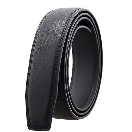 Herrar Bälte Ren Koppar Stift Spänne Ko Hud