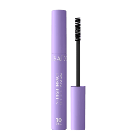 IsaDora The 10 sec High Impact Lift & Curl Mascara Black Unisex Svart 9ML
