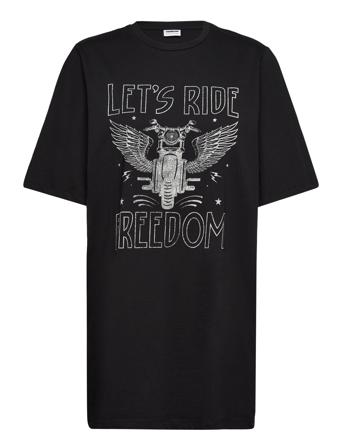 Nmzodiac S/S Long Top Jrs Fwd NOISY MAY Black