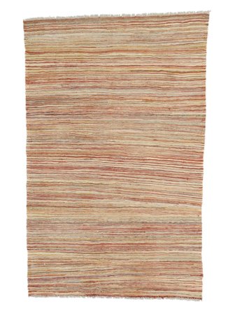 Kelim Modern Teppich Handgewebt 96X150 Braun/Orange Afghanistan