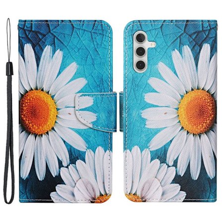 Wonderland Samsung Galaxy A35 flip-etui - Stor Krysantemum