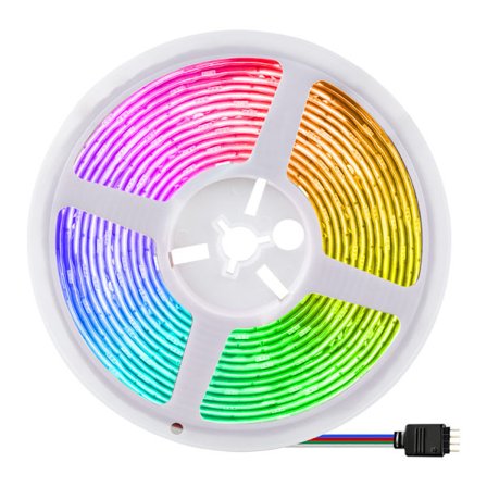 LED-slinga med nätström, 10 m färgskiftande LED-slinga med fjärrkontroll, flexibel klippbar ljusslinga för hembelysning, sovrumsinredning