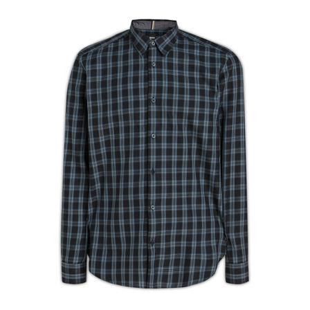 Hugo Boss, Casual Shirts Czarny, Mężczyzna, Rozmiar: S