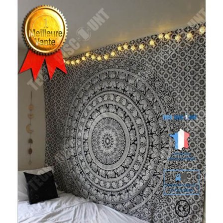 Väggdekor - TD - Tapet - Polyester - 150x200 cm - Svart och vit