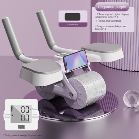 Abdominal Wheel Automatisk Rebound Abdominal Wheel LILLA