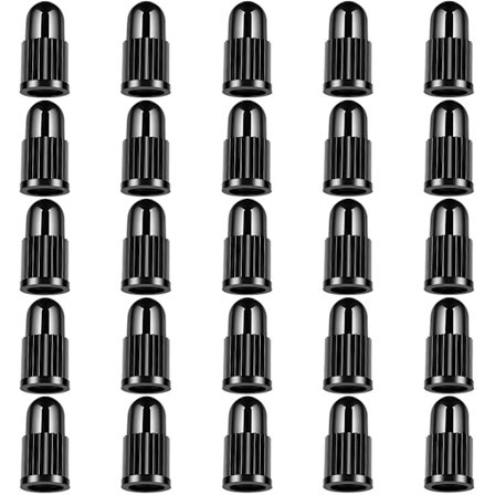 25 stk. Cykel Dækstøtter, Ventil Hætter, Korrosionsbestandig