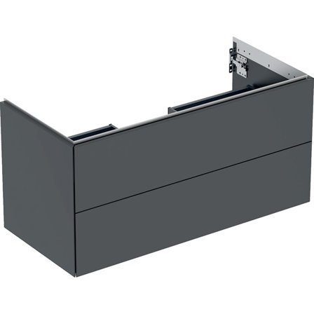 Geberit ONE 505.264.00.8 Kommod 105 x 47 cm, 2 lådor Svart, Badrum