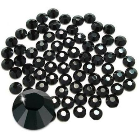 576 stk. Lim Fix Flatback Rhinestones Glas Diamant Sten til Neglekunst Håndværk Dekorationer Tøj Sko