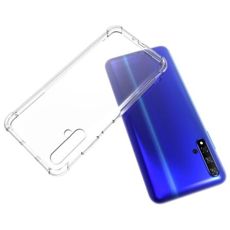 TG Huawei Honor 20 - Tehokas Silikonkuori Läpinäkyvä/Kirkas