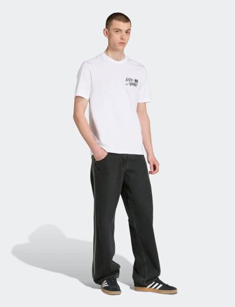 adidas Originals Graphic Lo Ss T - White - L