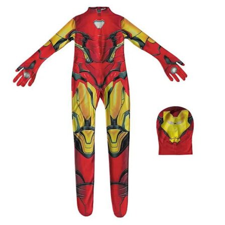 Spider-Man Onesie Børne Halloween Kostume Eventyr Outfit Ekstraordinær Iron Miles Kostume Gwen Iron Man