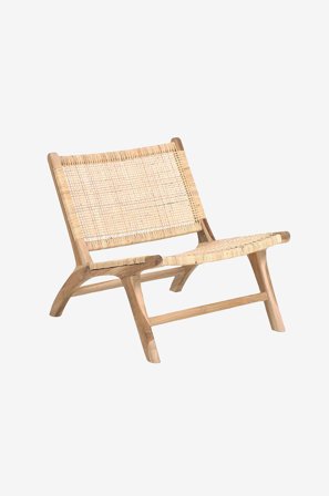 Kave Home - Fåtölj - beida - Brun - Fåtöljer - Från Homeroom