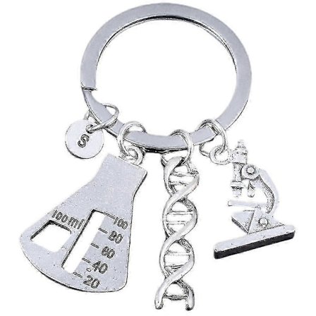 Kjemilærer Gave Vitenskap Nøkkelring Biologi Nøkkelring Tilbehør Eksamen Lærer Gave